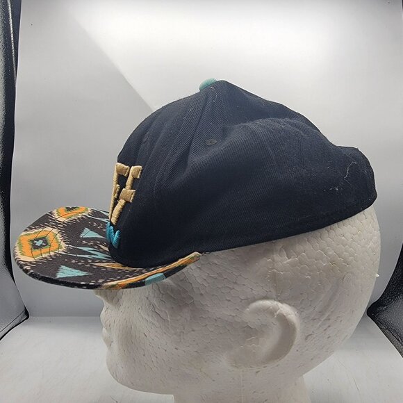 Neff Adults Multicolor Snapback Cap Tribal Print Brim Casual Outdoors Adjustable - Picture 2 of 9